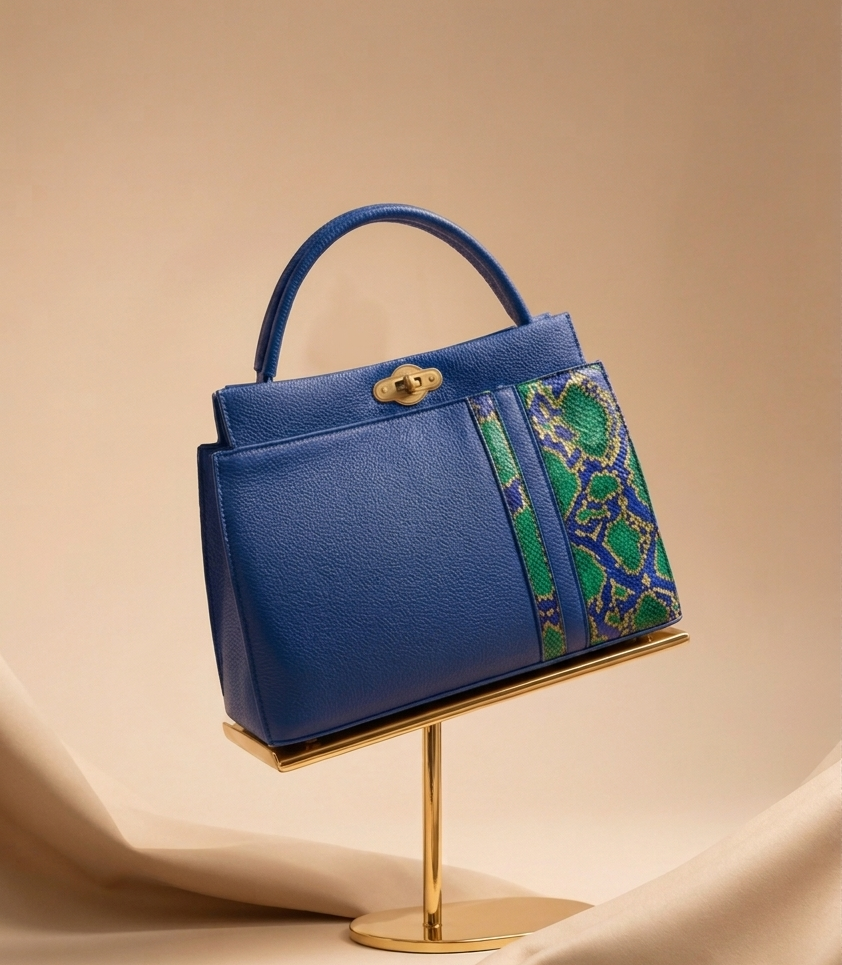 Sac à main corail vif